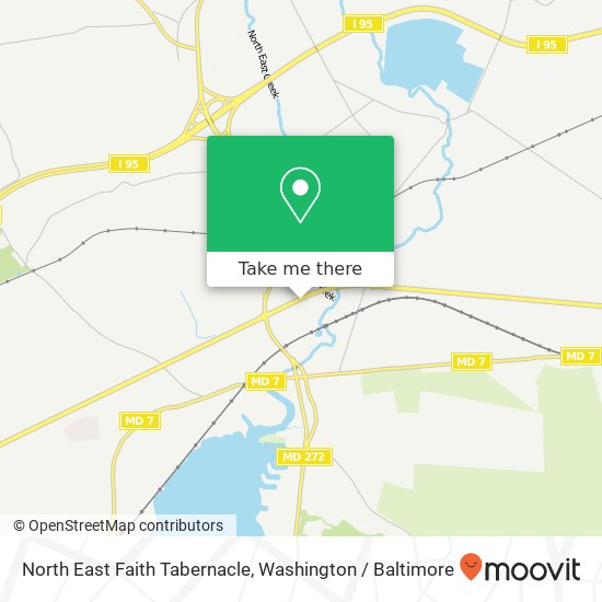 Mapa de North East Faith Tabernacle, 2256 Pulaski Hwy