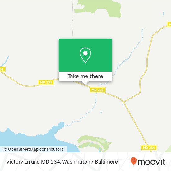 Mapa de Victory Ln and MD-234, Charlotte Hall, MD 20622