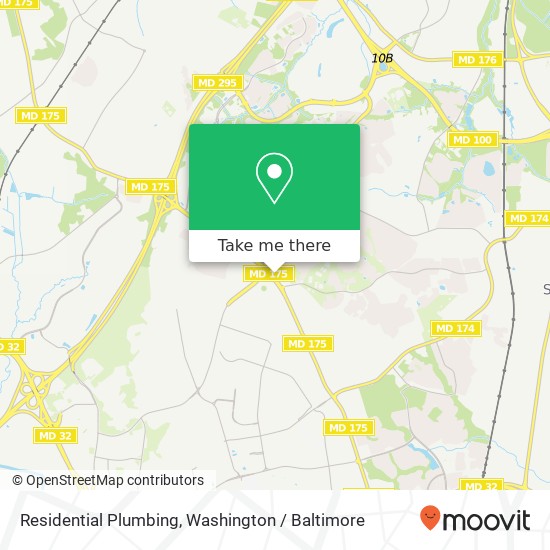 Mapa de Residential Plumbing, 2612 Annapolis Rd