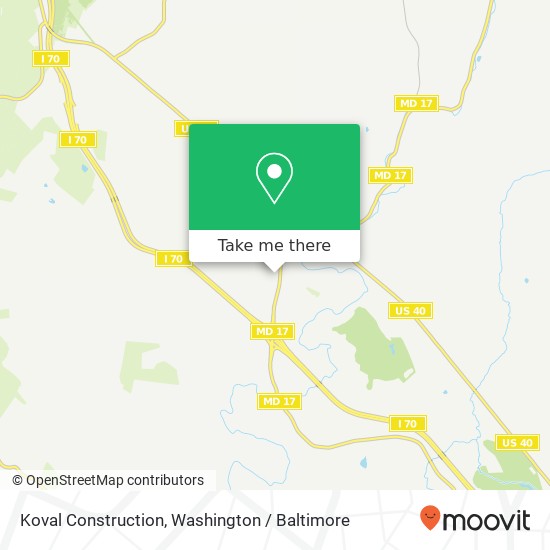 Mapa de Koval Construction, 200 Main St