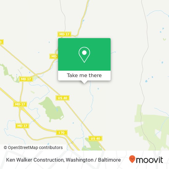 Mapa de Ken Walker Construction