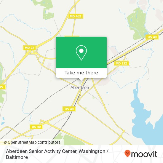 Aberdeen Senior Activity Center map