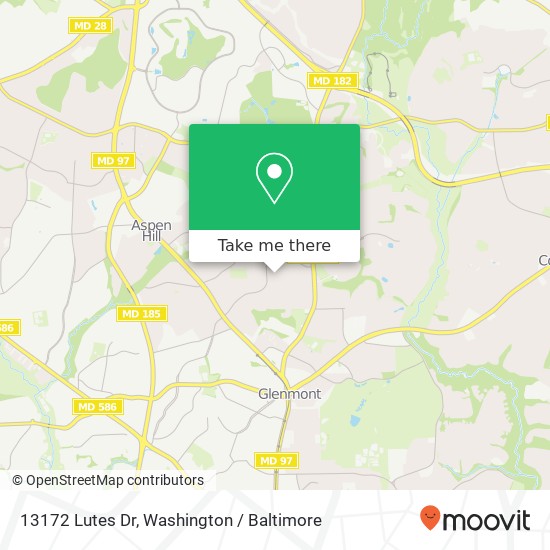13172 Lutes Dr, Silver Spring, MD 20906 map