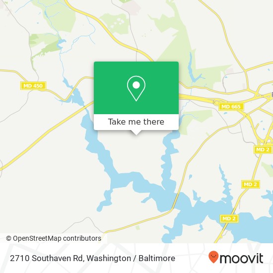 Mapa de 2710 Southaven Rd, Annapolis, MD 21401