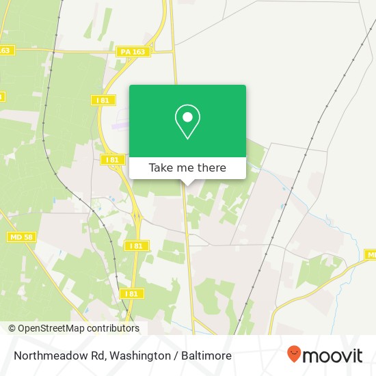 Northmeadow Rd, Hagerstown (NORTHERN), MD 21742 map