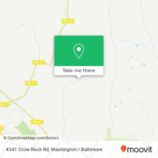 4341 Crow Rock Rd, Myersville, MD 21773 map