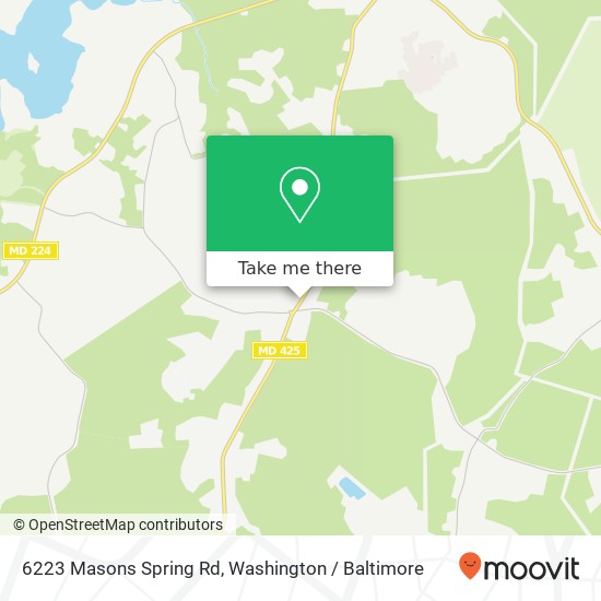 6223 Masons Spring Rd, Indian Head, MD 20640 map