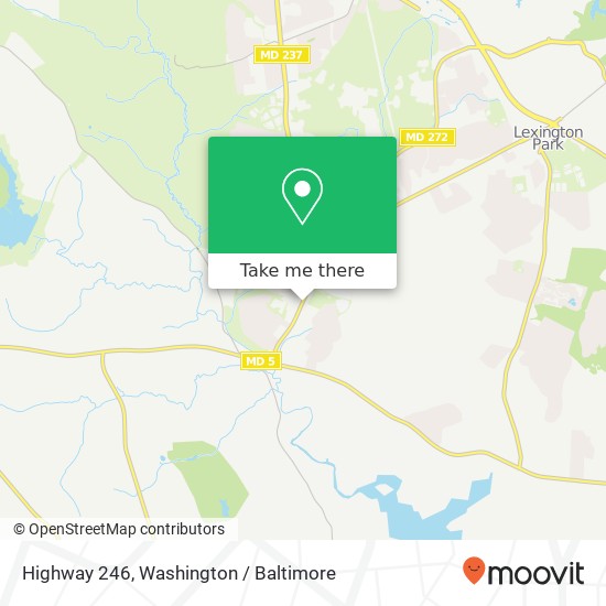 Highway 246, Lexington Park, MD 20653 map