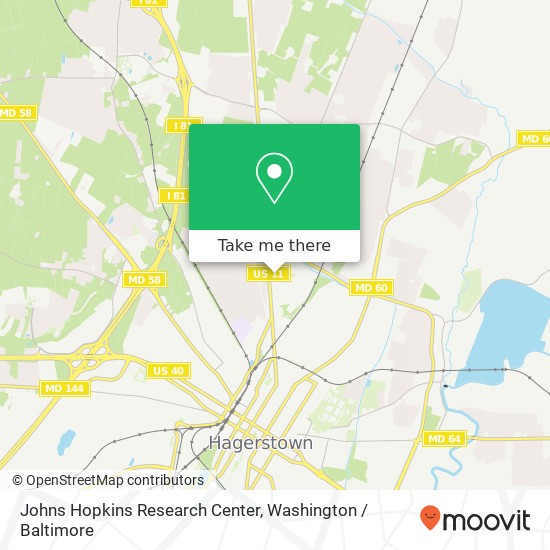 Johns Hopkins Research Center, 1302 Pennsylvania Ave map