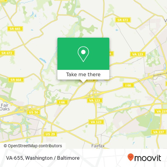 VA-655, Oakton, VA 22124 map