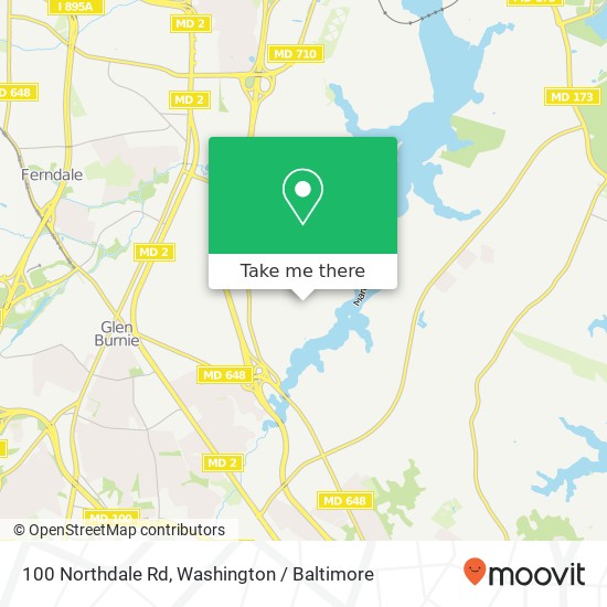 100 Northdale Rd, Glen Burnie, MD 21060 map