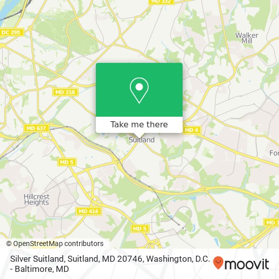 Silver Suitland, Suitland, MD 20746 map