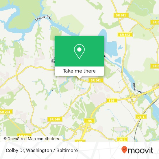 Colby Dr, Woodbridge, VA 22192 map