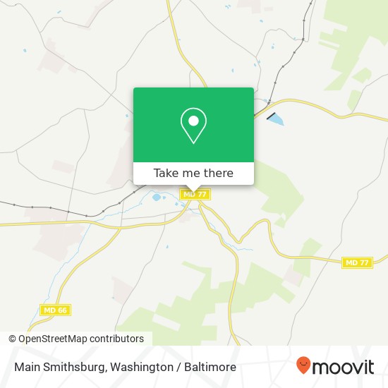 Mapa de Main Smithsburg, Smithsburg, MD 21783