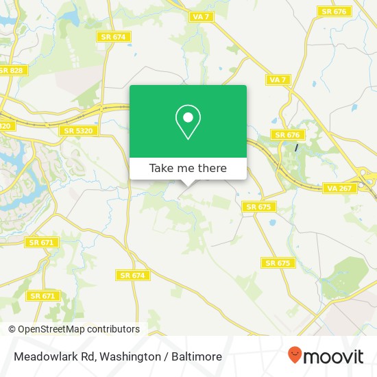 Meadowlark Rd, Vienna, VA 22182 map