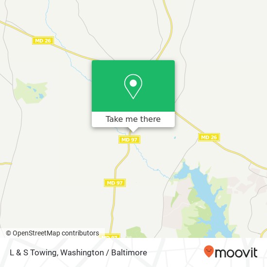 L & S Towing map