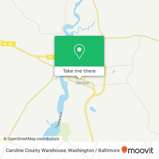 Mapa de Caroline County Warehouse, 414 Gay St