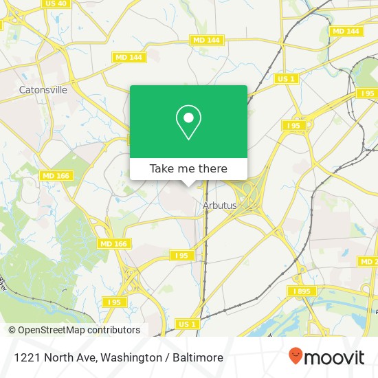 1221 North Ave, Halethorpe, MD 21227 map