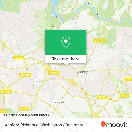 Ashford Richmond, Parkville, MD 21234 map