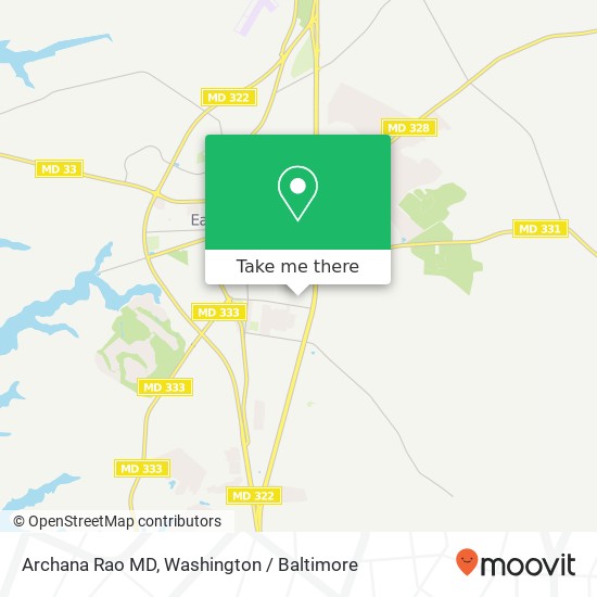 Mapa de Archana Rao MD, 401 Purdy St