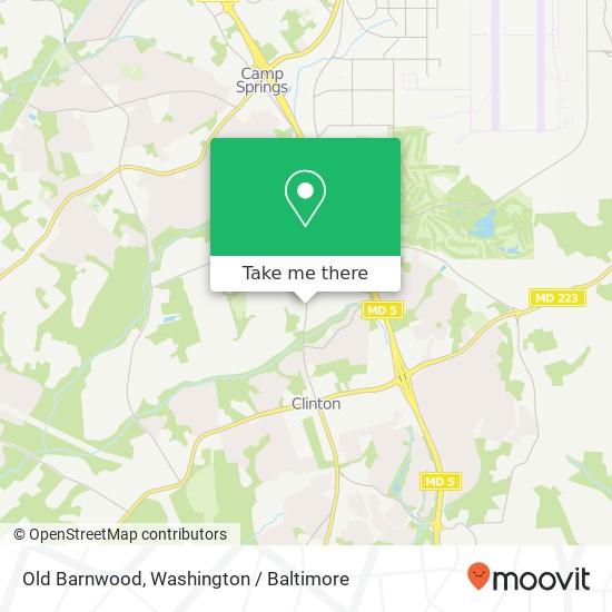 Old Barnwood, Clinton, MD 20735 map