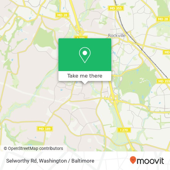 Selworthy Rd, Potomac, MD 20854 map