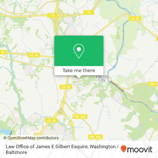 Law Office of James E Gilbert Esquire, 8642 Manahan Dr map