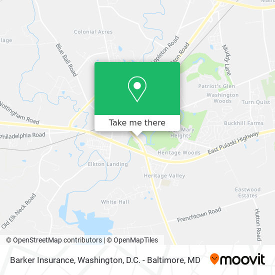 Mapa de Barker Insurance