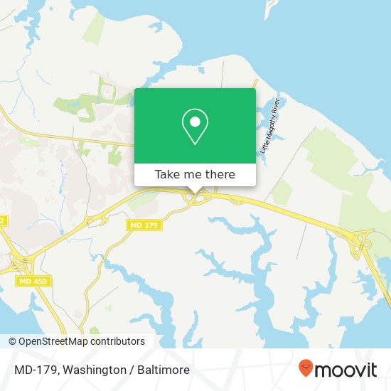 MD-179, Annapolis, MD 21409 map