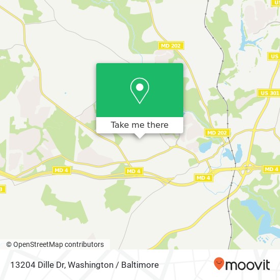 13204 Dille Dr, Upper Marlboro, MD 20772 map