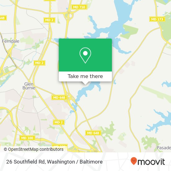 26 Southfield Rd, Glen Burnie, MD 21060 map