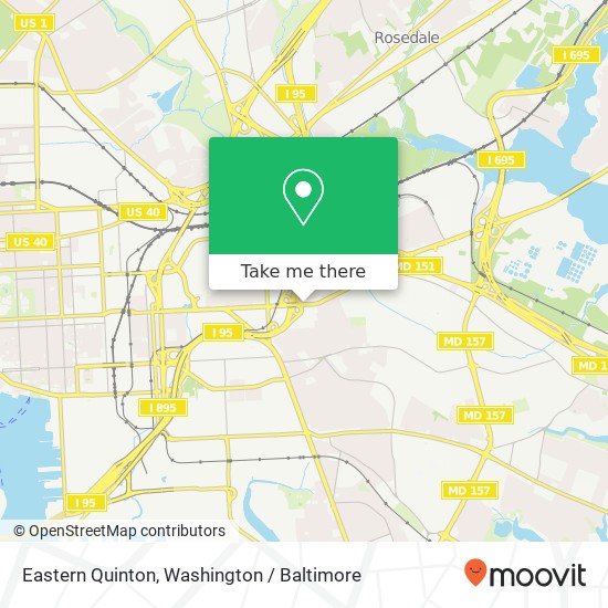 Eastern Quinton, Baltimore, MD 21224 map