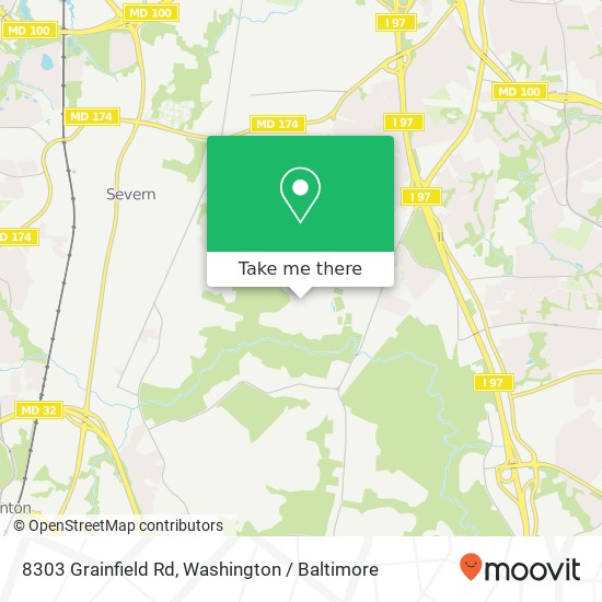 8303 Grainfield Rd, Severn, MD 21144 map