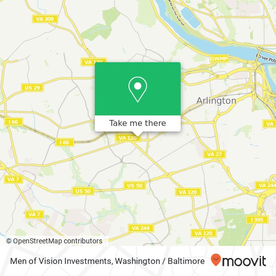 Men of Vision Investments, 4201 Wilson Blvd map