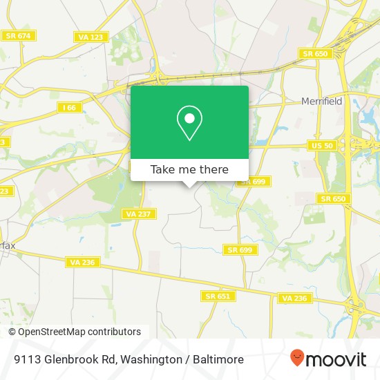 9113 Glenbrook Rd, Fairfax, VA 22031 map