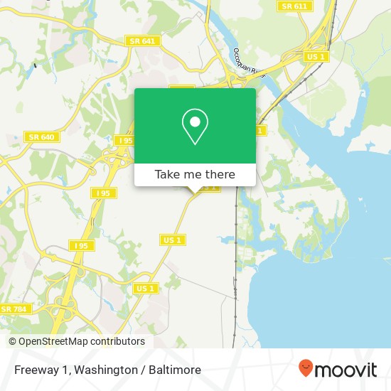 Freeway 1, Woodbridge, VA 22191 map