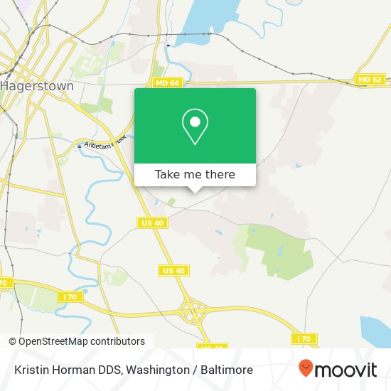 Mapa de Kristin Horman DDS, 11110 Medical Campus Rd