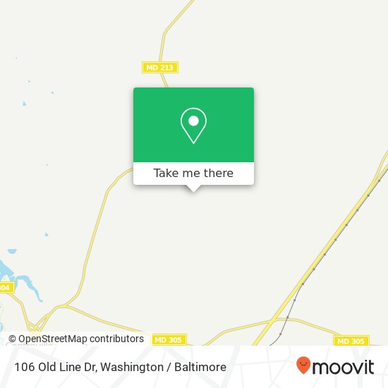 Mapa de 106 Old Line Dr, Centreville, MD 21617