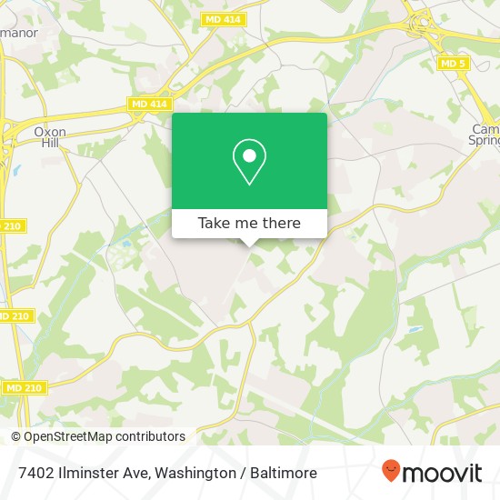 7402 Ilminster Ave, Fort Washington, MD 20744 map