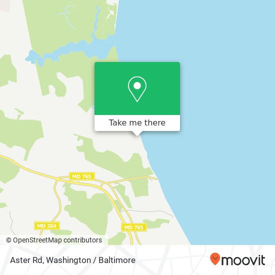 Mapa de Aster Rd, Port Republic, MD 20676