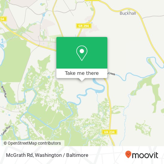 Mapa de McGrath Rd, Manassas, VA 20112