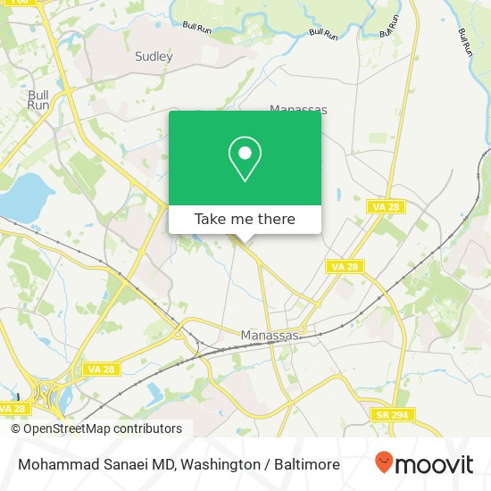 Mapa de Mohammad Sanaei MD, 9378 Forestwood Ln