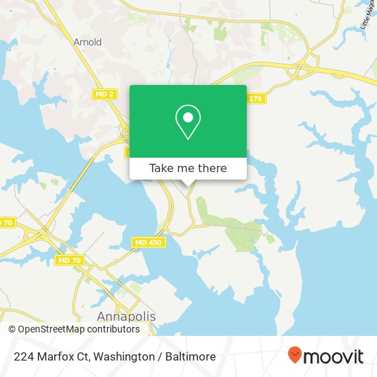 Mapa de 224 Marfox Ct, Annapolis, MD 21409