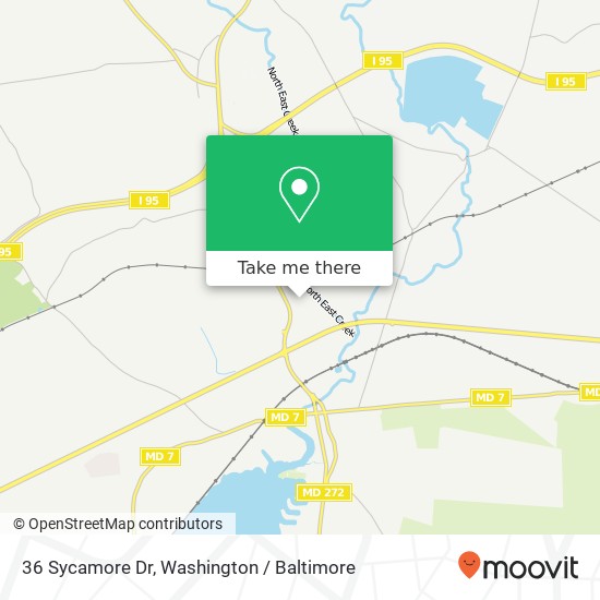 36 Sycamore Dr, North East, MD 21901 map