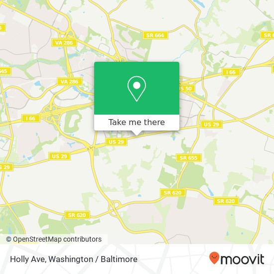 Mapa de Holly Ave, Fairfax, VA 22030