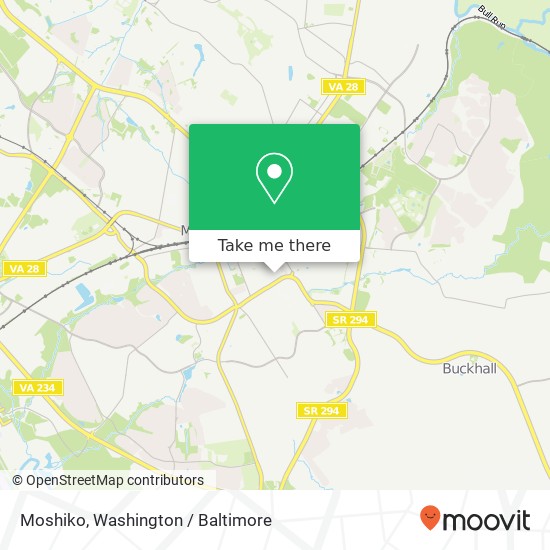 Mapa de Moshiko, 9608 Ellicott Ln
