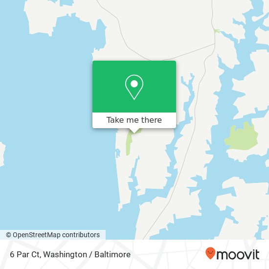 Mapa de 6 Par Ct, Grasonville, MD 21638