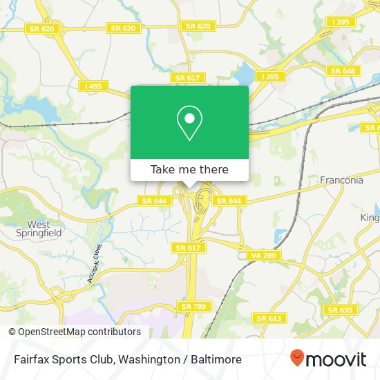 Fairfax Sports Club, 6412 Brandon Ave map