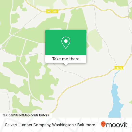 Calvert Lumber Company, 7160 Poor House Farm Dr map