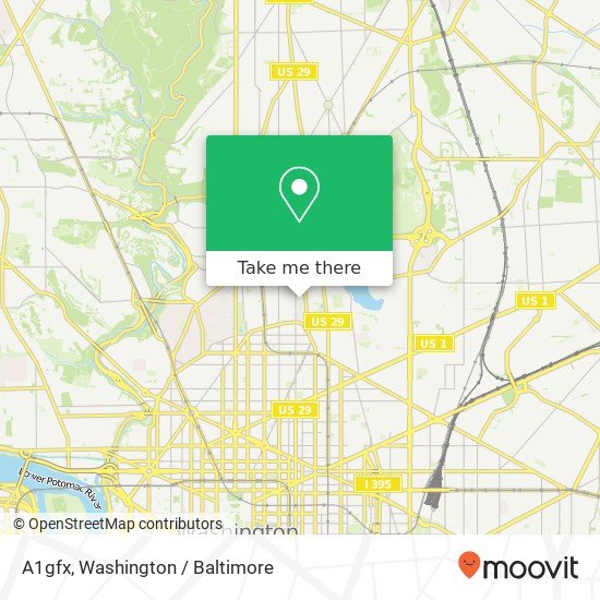 Mapa de A1gfx, 1030 Euclid St NW